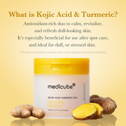 [medicube] Smooth & Clear Body Care Set | Hypochlorous Acid Body Peel Shot, Kojic Acid Turmeric Body Wash, Toner Pad, Toner, Mist | Exfoliating for Dead Skin Cells & Excess Sebum & Clearing for After Spots, Texture & Uneven Skin Tone | K-Beauty
