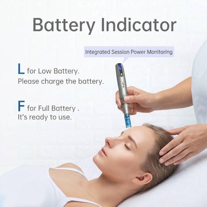 Dr.pen M8S Nano Microcrystal Skin Rejuvenation Pen, Rechargeable Device for Home Use with LED