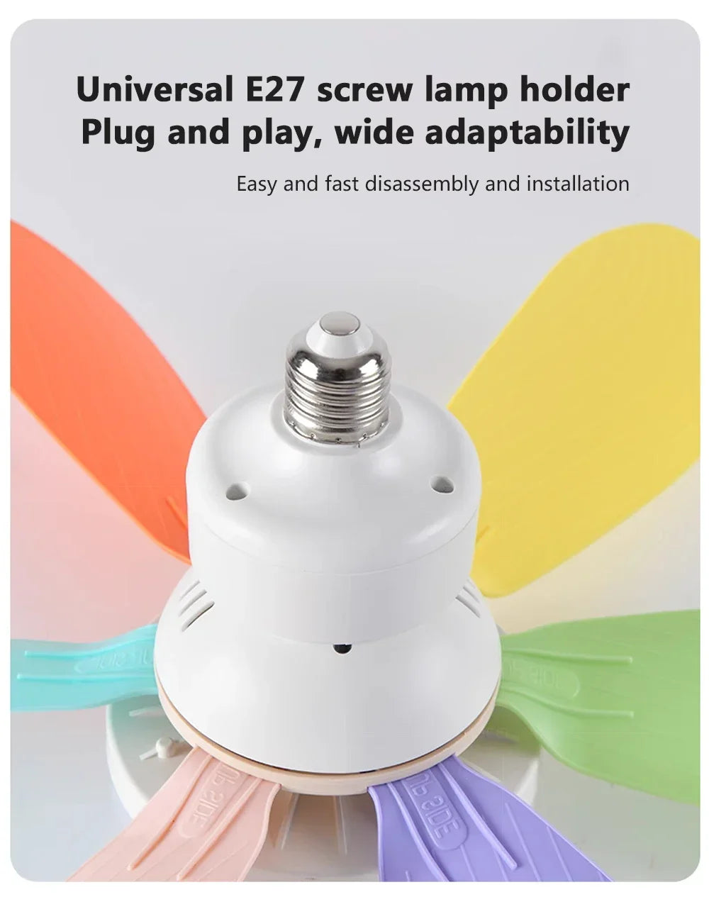 Silent Wind Speed Of 20.5/16.5in Remote Control Ceiling Fans Modern LED Fan Light With Adjustable Wind Speed In Three Levels.