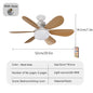 Silent Wind Speed Of 20.5/16.5in Remote Control Ceiling Fans Modern LED Fan Light With Adjustable Wind Speed In Three Levels.