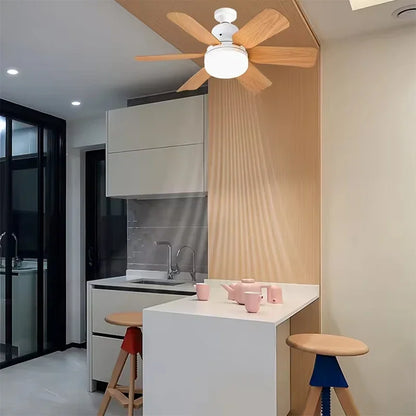 Silent Wind Speed Of 20.5/16.5in Remote Control Ceiling Fans Modern LED Fan Light With Adjustable Wind Speed In Three Levels.
